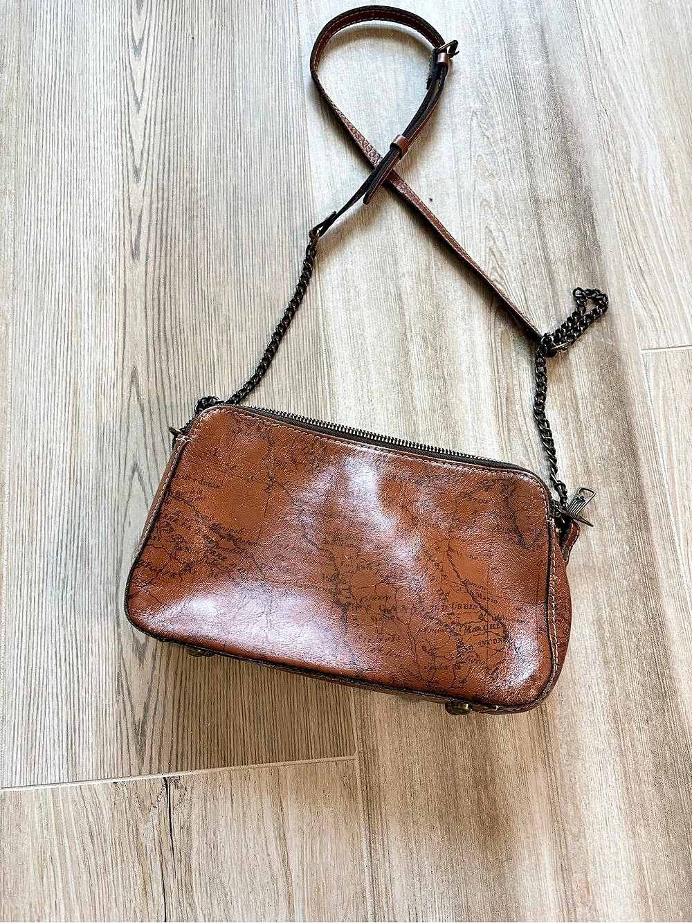 Patricia Nash Brown Crossbody Bag, Riot Rust